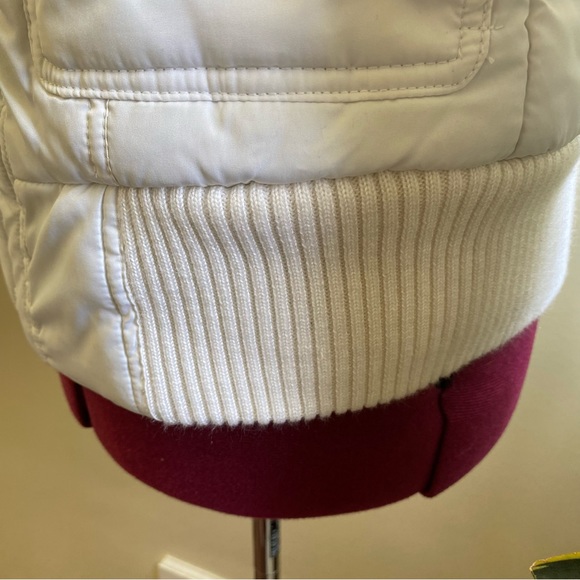 Dollhouse White Faux Fur Hood Belted Puffer Coat. Small. - Picture 11 of 13